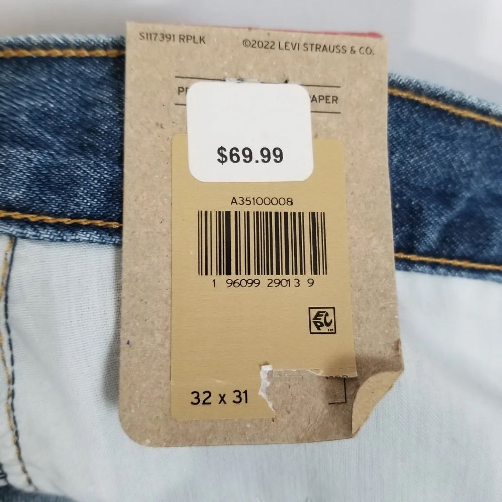 Levi's Blue Straight Leg Women's Jeans ‘94 Baggy - Picture 9 of 11